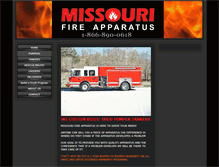 Tablet Screenshot of missourifireapparatus.com